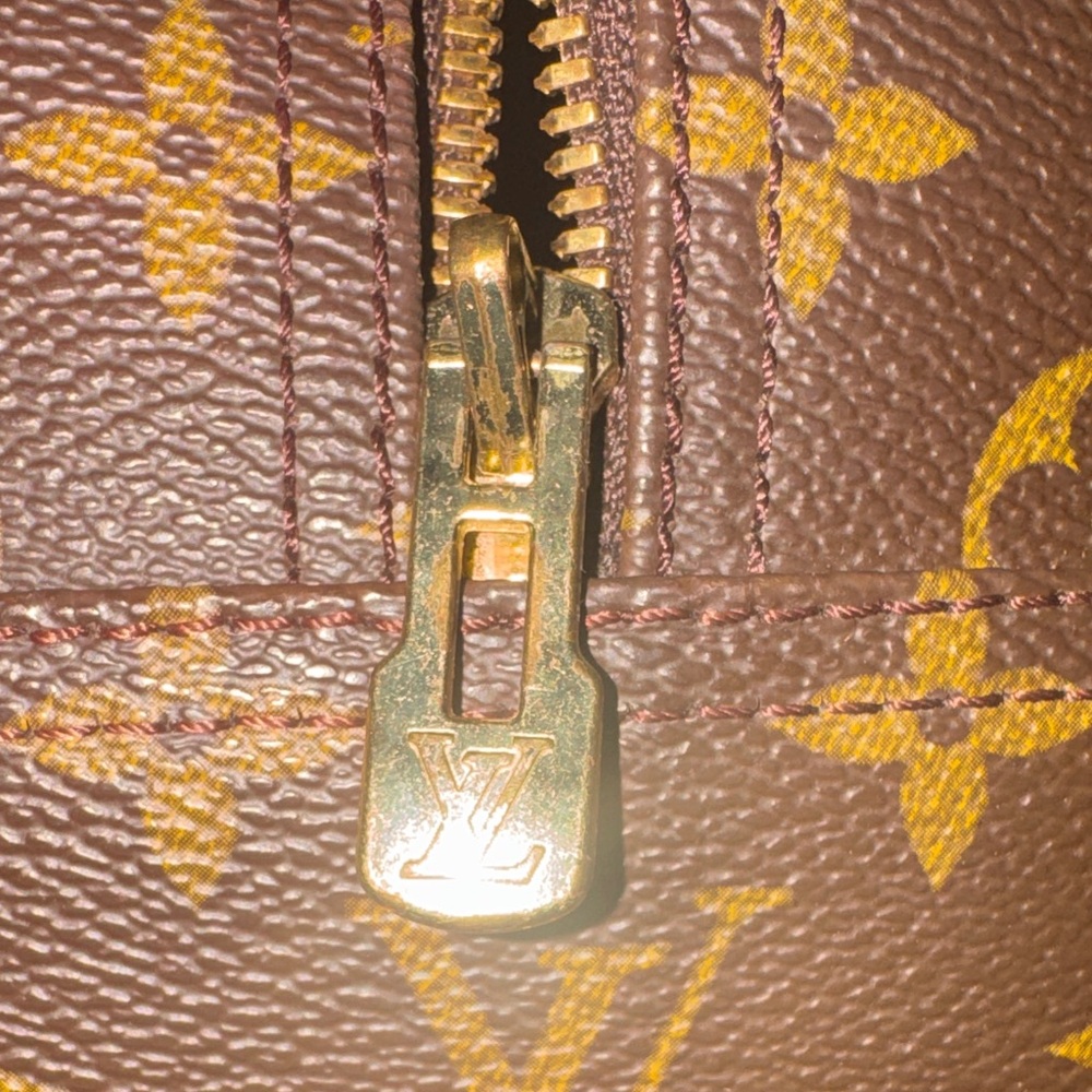 Louis Vuitton Monogram Canvas Satchel with Tan Vachetta Trim - Picture 7 of 7